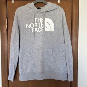 The North Face Gray Crewneck Logo Hoodie